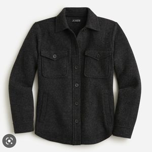 NWT J.Crew Wool Shirt Jacket Size XXS